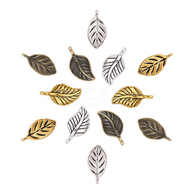 300Pcs 6 Style Tibetan Style Alloy Pendants FIND-PJ0001-09-1