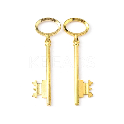 Tibetan Style Alloy Skeleton Key Large Pendants LS-TIBEP-S105-G-RS-1