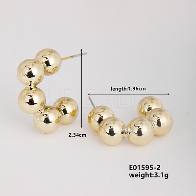 Fashionable Cute Geometric Shape Earrings for Hot Personalized Matching WX1077-2-1