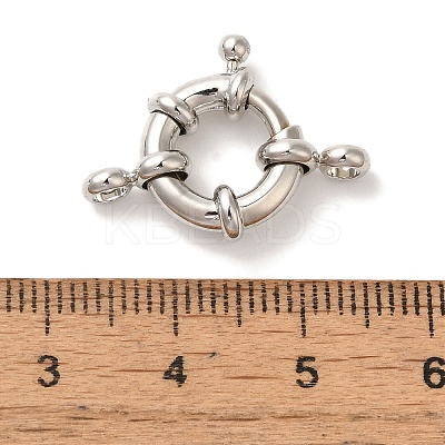 Rack Plating Brass Spring Ring Clasps KK-L220-051A-P-1