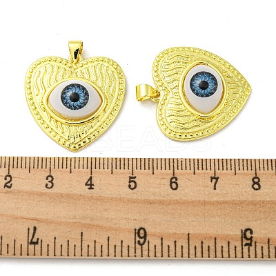 Golden Brass Pendants KK-L209-001G-03-1