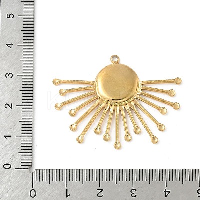 304 Stainless Steel Pendant Cabochon Settings X-STAS-L293-04G-1