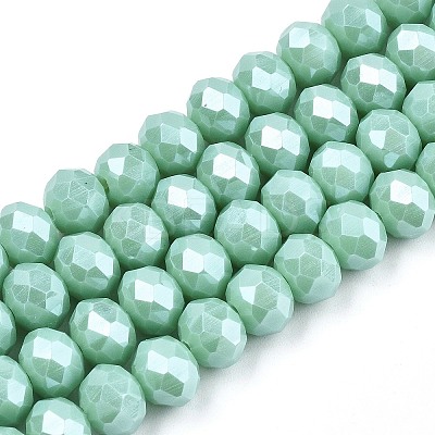 Electroplate Glass Beads Strands LS-EGLA-A034-P6mm-A20-1