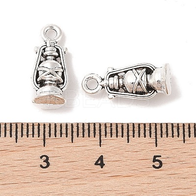 Kerosene Lamp Tibetan Style Alloy Pendants PALLOY-P077-01-1