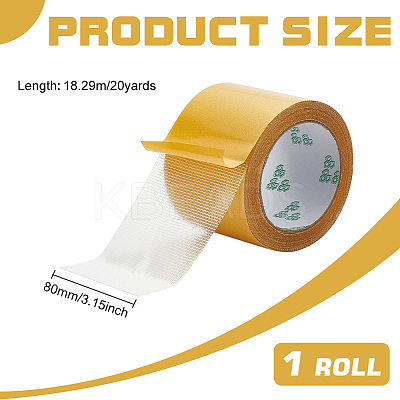 Microfiber Double Sided Adhesive Tapes for Fixing Carpet AJEW-WH0541-19-1