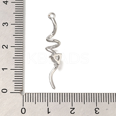 Brass Micro Pave Cubic Zirconia Pendants KK-M301-14P-1