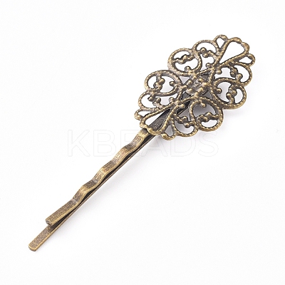 Iron Hair Bobby Pin Findings IFIN-WH0051-93G-1