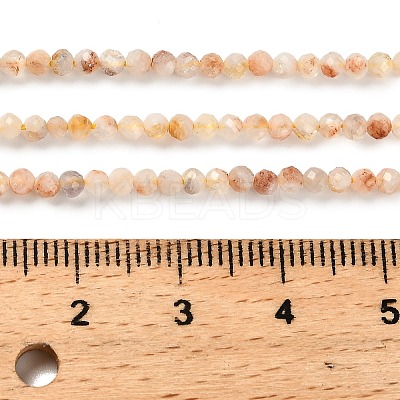 Heated Natural Citrine Beads Strands LS-G-RM2025-05B-2mm-1