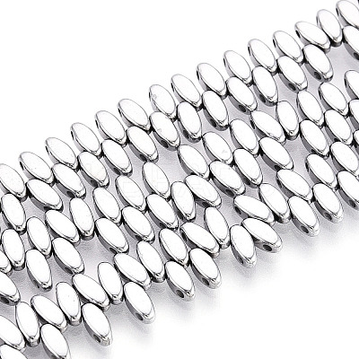 Electroplated Synthetic Non-magnetic Hematite Beads Strands G-T139-65I-1