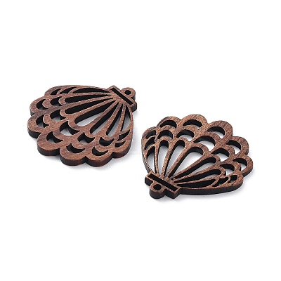 Walnut Wood Laser Cut Pendants WOOD-Q051-05E-1