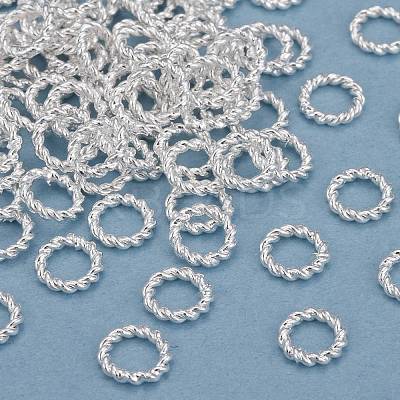 Brass Soldered Closed Jump Rings KK-K253-15A-03S-1