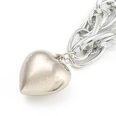 Heart Pendant Necklace LS-NJEW-K261-03P-1