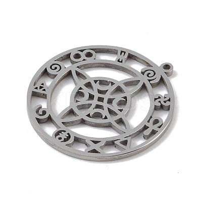 Non-Tarnish 304 Stainless Steel Pendants STAS-B062-16P-1