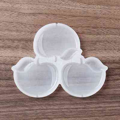 Apple Shape Food Grade Silicone Lollipop Molds DIY-D069-01-1