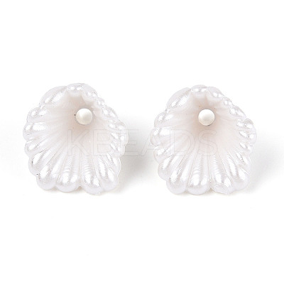 Opaque Acrylic Imitation Pearl Beads OACR-B031-48A-1