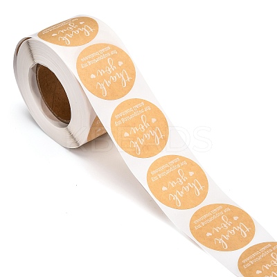 1.5 Inch Thank You Stickers LS-DIY-G013-G01-1