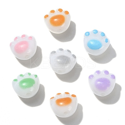 100Pcs Opaque Acrylic Beads OACR-CJ0001-31-1