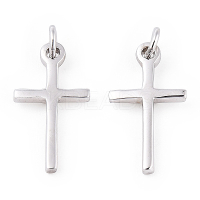 925 Sterling Silver Religion Cross Charms STER-T007-51P-1