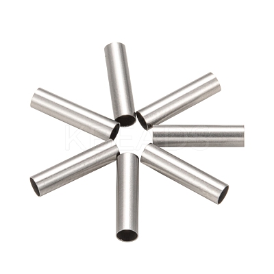 Tarnish Resistant 304 Stainless Steel Tube Beads X-STAS-G071-32P-1