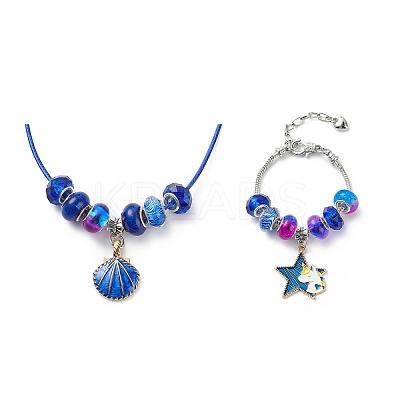 DIY European Bracelet Necklace Making Kit for Kid DIY-G085-01A-1