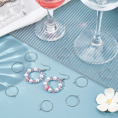 200Pcs Brass Wine Glass Charm Rings KK-SP0001-31A-P-1