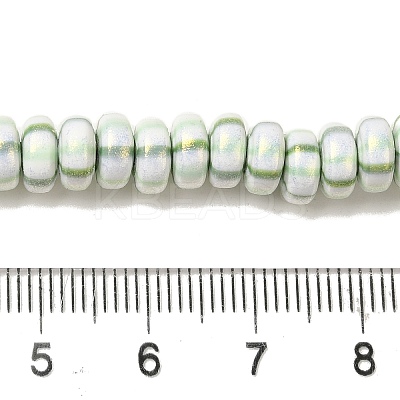 Handmade Polymer Clay Beads Strands CLAY-H006-03G-1