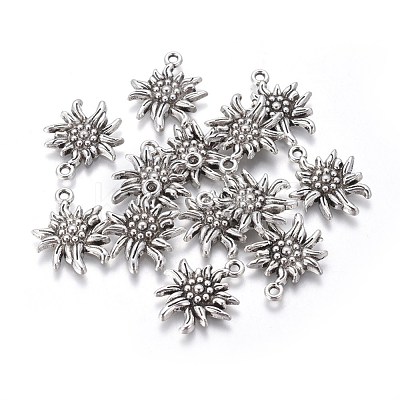 Tibetan Style Alloy Pendants TIBEP-A113357-AS-FF-1