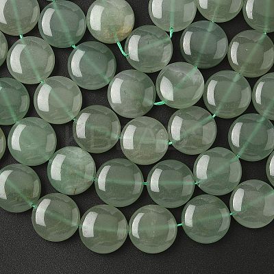 Natural Green Aventurine Beads Strands G375-27-1