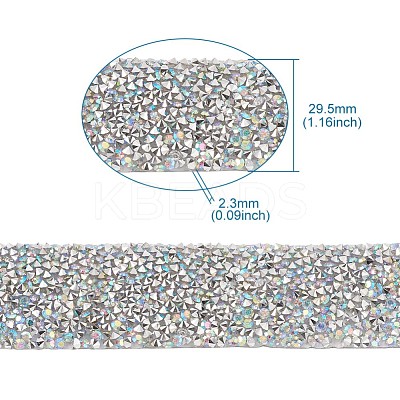 Glitter Resin Hotfix Rhinestone(Hot Melt Adhesive On The Back) OCOR-TAC0004-D-01-1