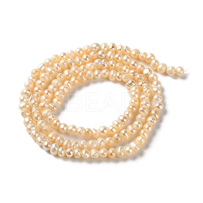 Natural Cultured Freshwater Pearl Beads Strands PEAR-E018-81-1