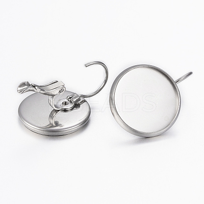Tarnish Resistant 304 Stainless Steel Leverback Earring Findings STAS-H423-02P-1