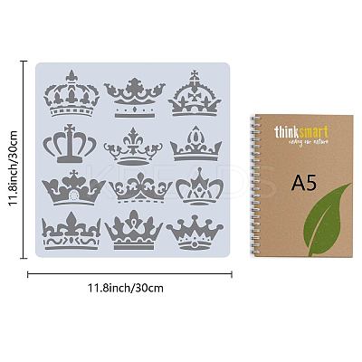 PET Plastic Hollow Out Drawing Painting Stencils Templates DIY-WH0244-290-1