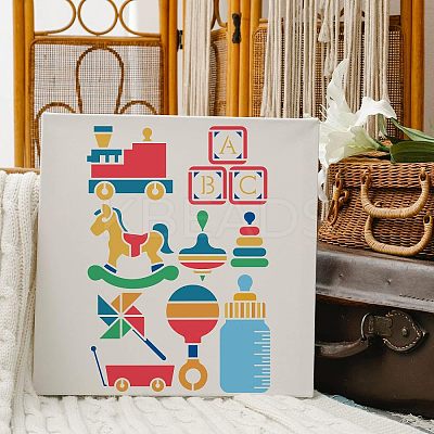 PET Hollow out Drawing Painting Stencils Sets for Kids Teen Boys Girls DIY-WH0172-443-1