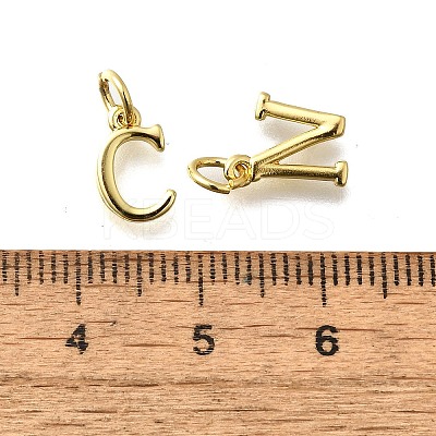 26Pcs Brass Charms KK-R218-08G-1