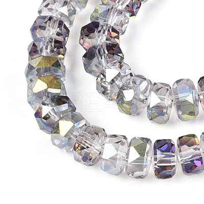 Electroplate Glass Beads Strands EGLA-T021-20D-1