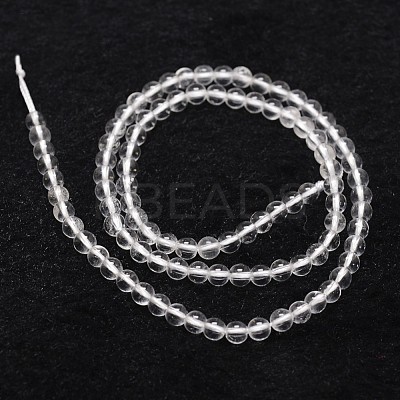 Natural Quartz Crystal Beads Strands X-G-D840-61-4mm-1
