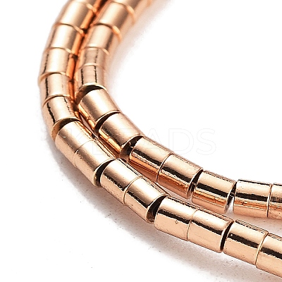 Synthetic Non-magnetic Hematite Beads Strands G-P545-M01-01C-1