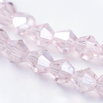 Transparent Electroplate Glass Beads Strands LS-EGLA-A039-T3mm-B26-1