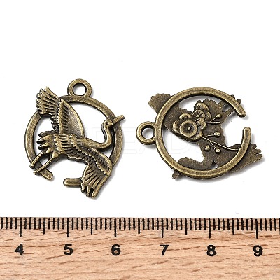 Tibetan Style Zinc Alloy Pendants LS-TIBEP-R334-030AB-RS-1