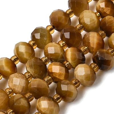 Natural Tiger Eye Beads Strands G-D105-B10-1