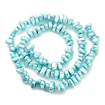 Baking Paint Electroplated Synthetic Non-magnetic Hematite Beads Strands G-H072-D01-01-1