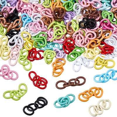 100Pcs Baking Paint Iron Cable Chain for DIY Craft CH-SC0001-04-1