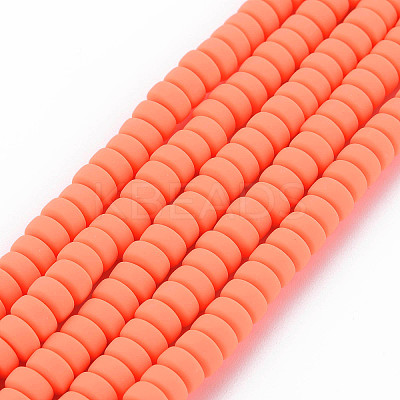 Handmade Polymer Clay Beads Strands LS-CLAY-N008-39-1