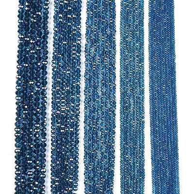 Electroplate Glass Beads Strands LS-EGLA-A044-T3mm-B27-1