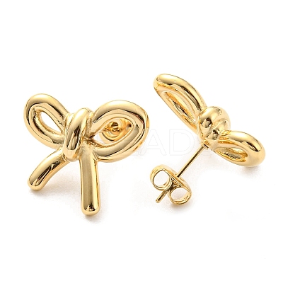 304 Stainless Steel Stud Earrings X-EJEW-B023-16G-1