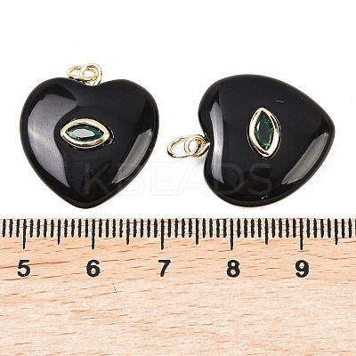 Natural Obsidian Pendants G-Z134-04F-1