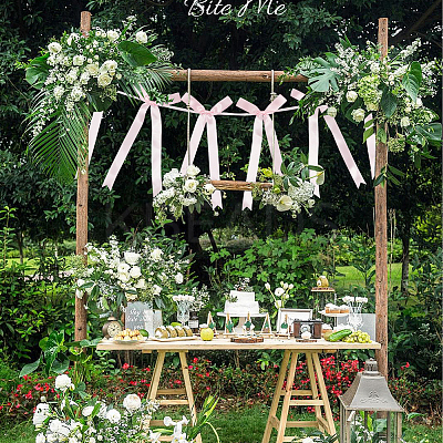 2 Styles Cloth Bowknot Banners AJEW-SP0002-70B-1