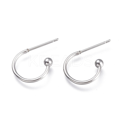 Tarnish Resistant 304 Stainless Steel Earring Hooks X-STAS-K211-01P-1
