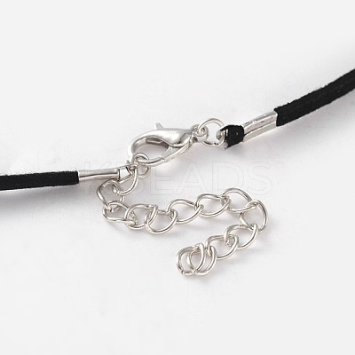 Faux Suede Cord Necklace Making MAK-E662-14-1