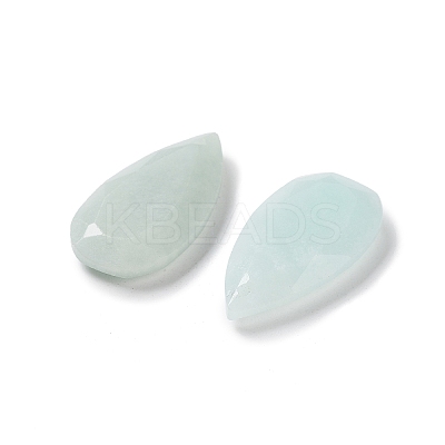 Natural Flower Amazonite Faceted Pendants G-D082-01H-1